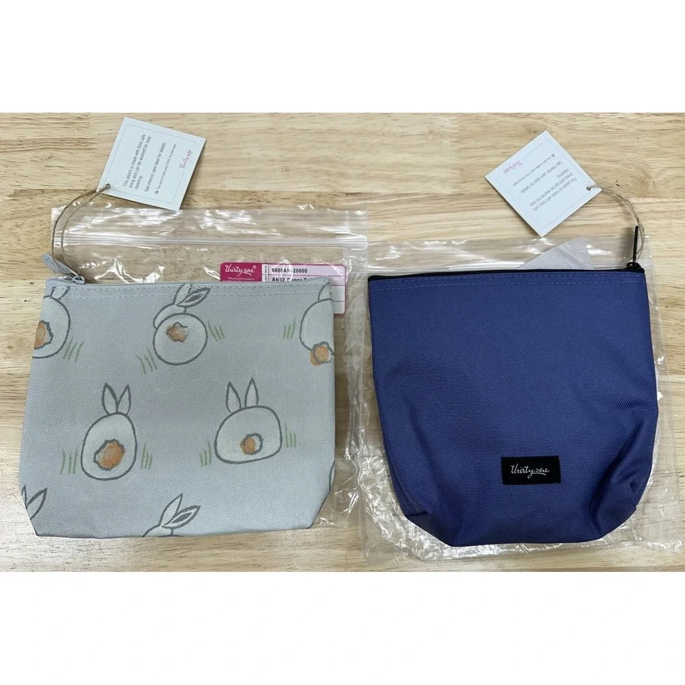Thirty-One Lot Snack & Go Pouch Halloween Cheers Witches And Bunny Tails Easter
